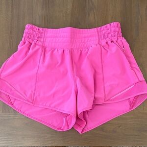 lululemon athletica hottie hot pink shorts